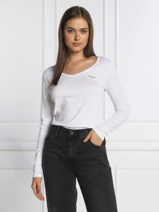 Zdjęcie produktu Pepe Jeans London Bluzka CORINE | Regular Fit biały