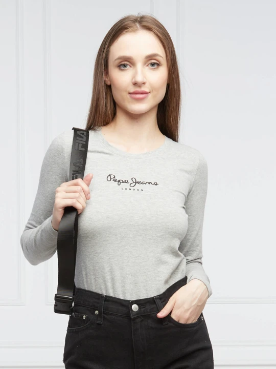 Zdjęcie produktu Pepe Jeans London Bluzka NEW VIRGINIA | Slim Fit szary