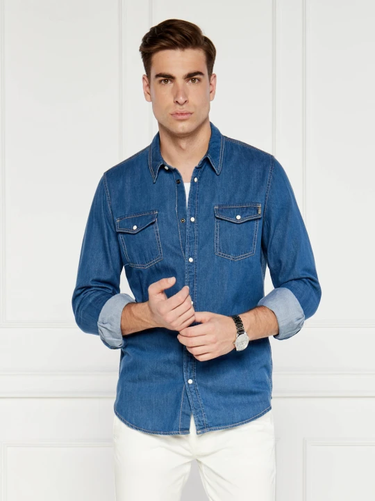 Zdjęcie produktu Pepe Jeans London Jeansowa koszula | Regular Fit niebieski