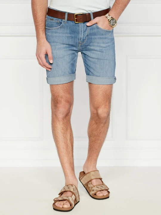 Zdjęcie produktu Pepe Jeans London Jeansowe szorty | Slim Fit niebieski