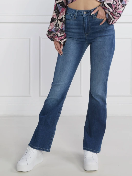 Zdjęcie produktu Pepe Jeans London Jeansy DION FLARE | flare fit | high waist granatowy