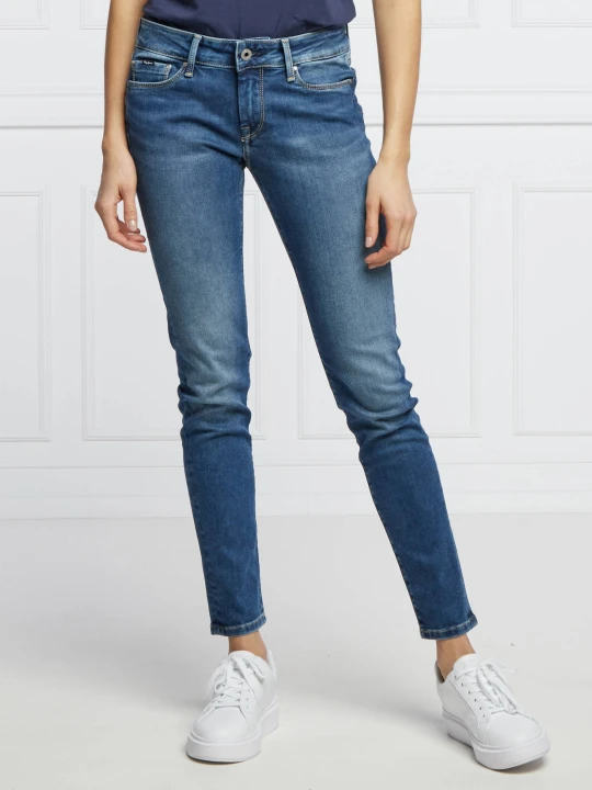 Zdjęcie produktu Pepe Jeans London Jeansy Soho | Skinny fit | mid waist niebieski