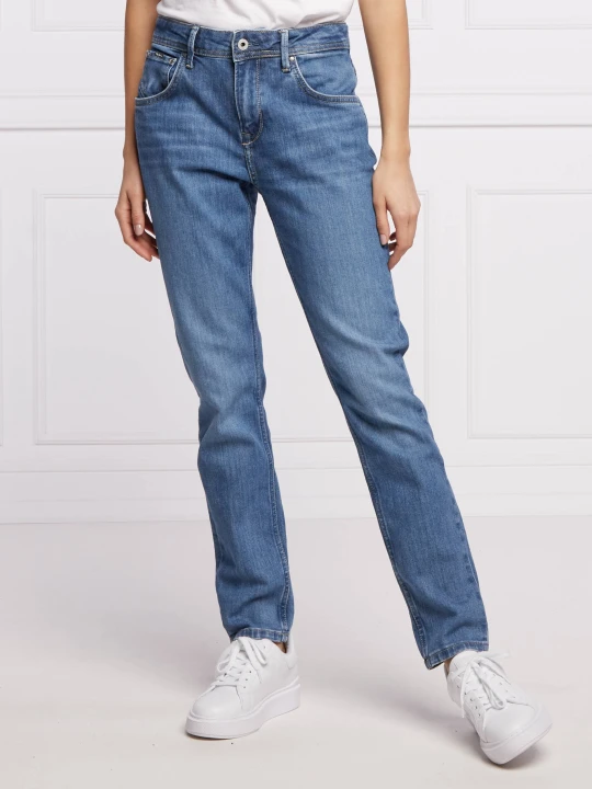Zdjęcie produktu Pepe Jeans London Jeansy violet | Mom Fit | high waist niebieski
