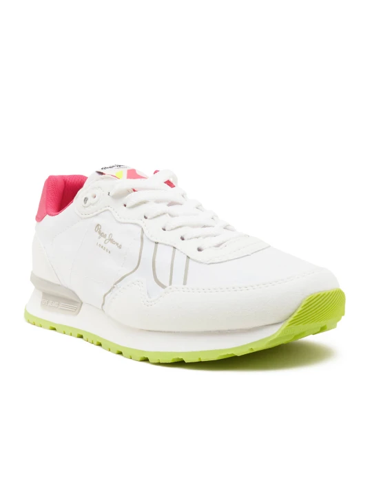 Zdjęcie produktu Pepe Jeans London Sneakersy BRIT NEON W biały
