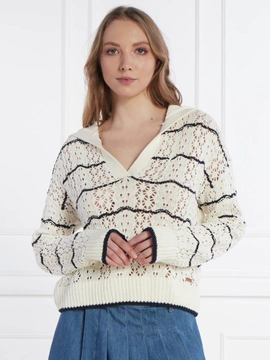 Zdjęcie produktu Pepe Jeans London Sweter GEMMA | Relaxed fit beżowy