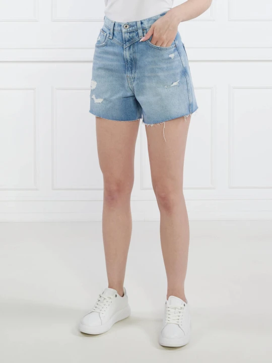 Zdjęcie produktu Pepe Jeans London Szorty Rachel | Regular Fit | denim błękitny