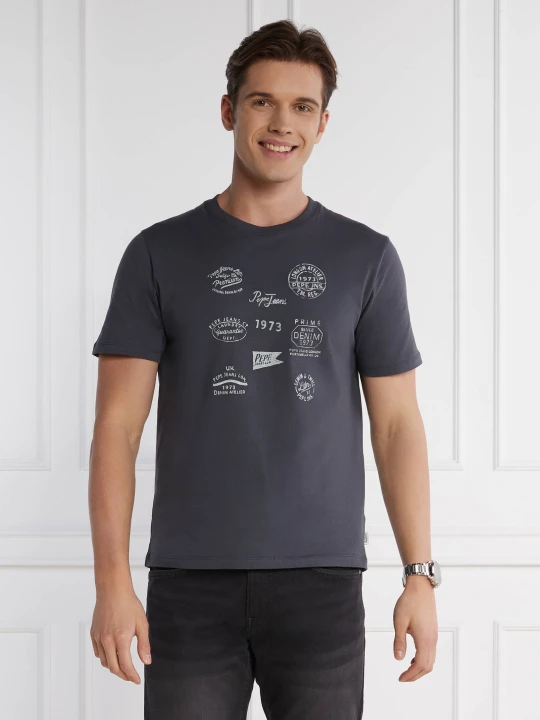 Zdjęcie produktu Pepe Jeans London T-shirt CHAY | Regular Fit grafitowy