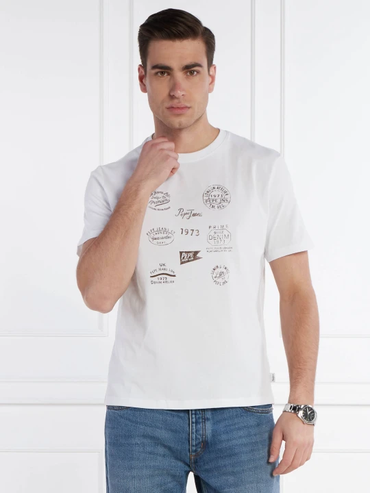 Zdjęcie produktu Pepe Jeans London T-shirt CHAY | Regular Fit biały
