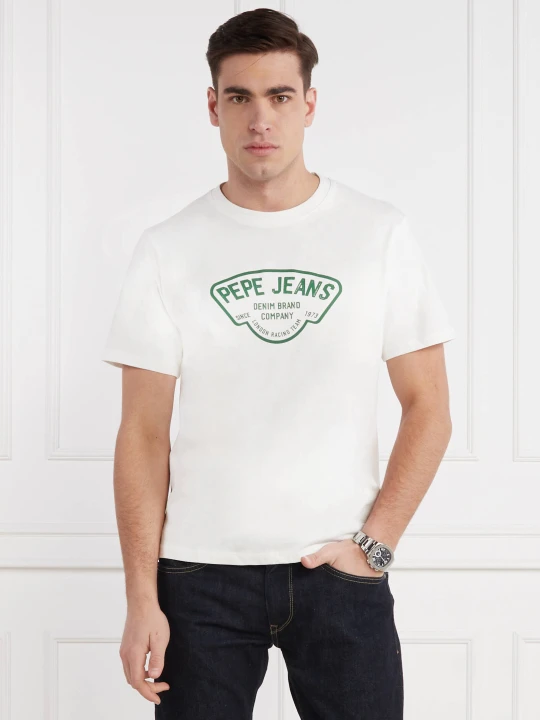 Zdjęcie produktu Pepe Jeans London T-shirt CHERRY | Regular Fit biały