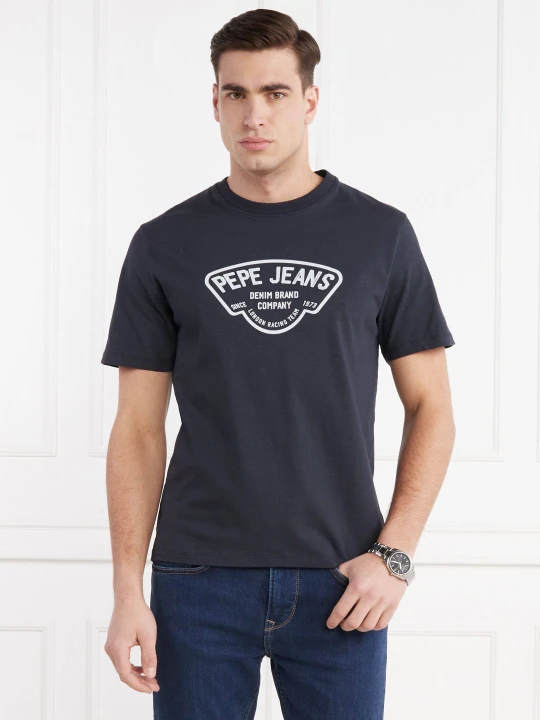 Zdjęcie produktu Pepe Jeans London T-shirt CHERRY | Slim Fit granatowy