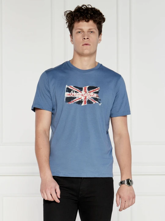 Zdjęcie produktu Pepe Jeans London T-shirt CLAG | Regular Fit niebieski