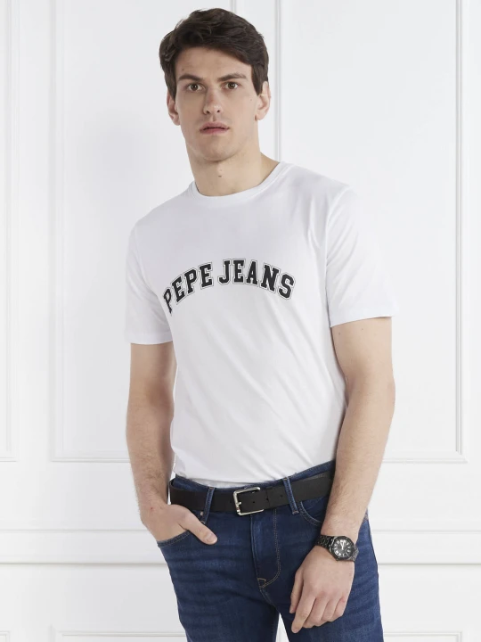 Zdjęcie produktu Pepe Jeans London T-shirt CLEMENT | Regular Fit biały
