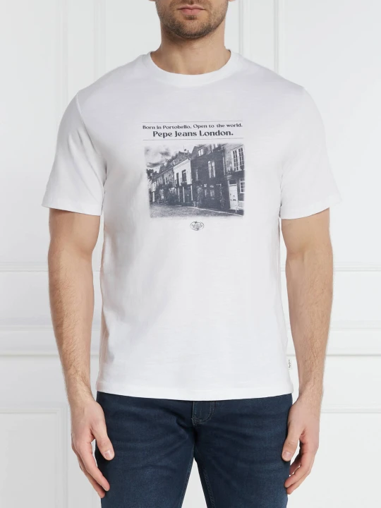 Zdjęcie produktu Pepe Jeans London T-shirt COOPER | Regular Fit biały