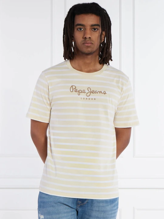 Zdjęcie produktu Pepe Jeans London T-shirt EGGO | Regular Fit beżowy