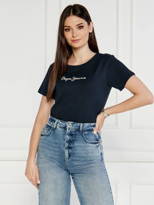 Zdjęcie produktu Pepe Jeans London T-shirt Lorette | Regular Fit granatowy
