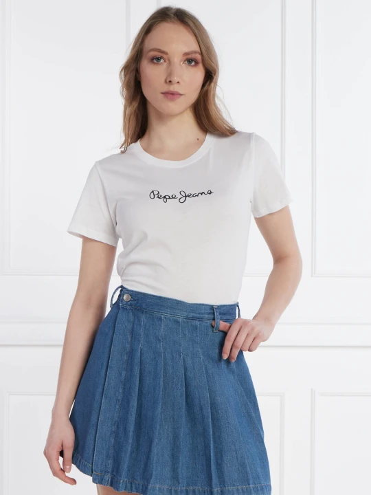 Zdjęcie produktu Pepe Jeans London T-shirt LORETTE | Regular Fit biały