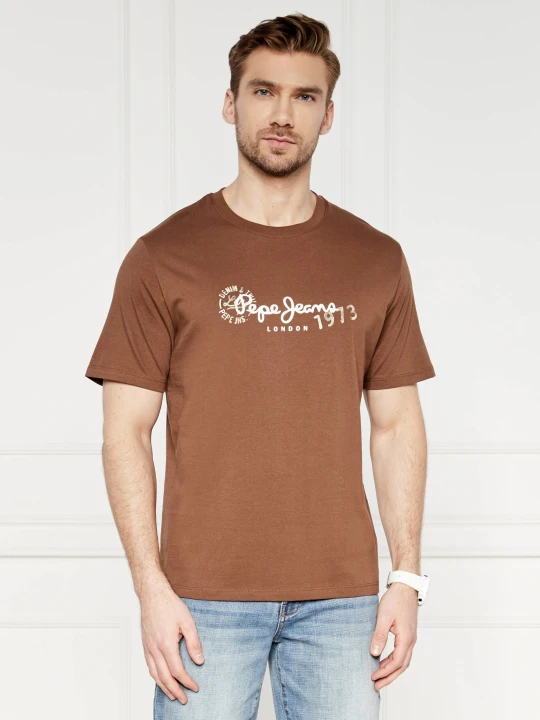 Zdjęcie produktu Pepe Jeans London T-shirt | Regular Fit brązowy