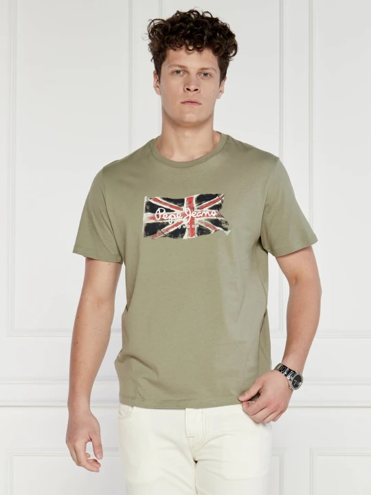 Zdjęcie produktu Pepe Jeans London T-shirt | Regular Fit oliwkowy