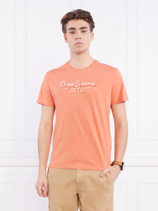 Zdjęcie produktu Pepe Jeans London T-shirt RICHME | Regular Fit pomarańczowy
