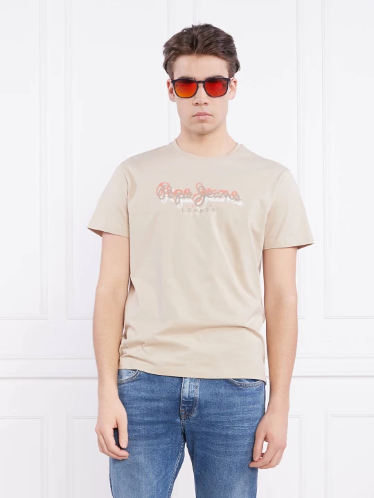 Zdjęcie produktu Pepe Jeans London T-shirt RICHME | Regular Fit beżowy