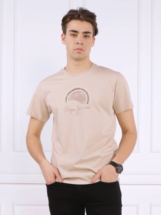 Zdjęcie produktu Pepe Jeans London T-shirt RICHMOND | Regular Fit beżowy