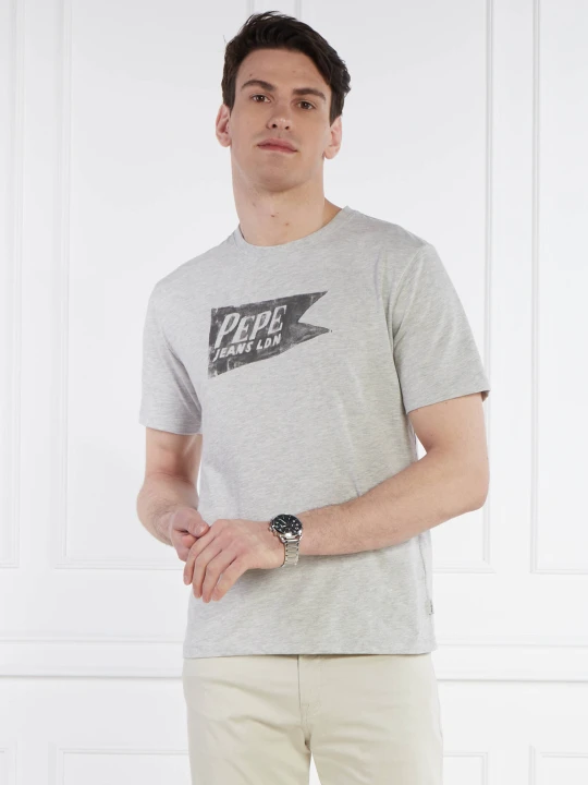 Zdjęcie produktu Pepe Jeans London T-shirt SINGLE CARDIFF | Regular Fit szary