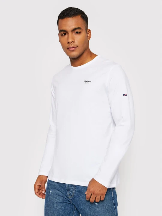 Zdjęcie produktu Pepe Jeans Longsleeve Original Basic 2 Long N PM508211 Biały Slim Fit