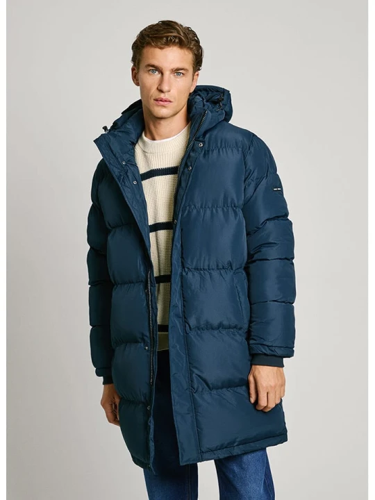 Zdjęcie produktu Pepe Jeans Płaszcz pikowany "Torin" w kolorze granatowym rozmiar: S