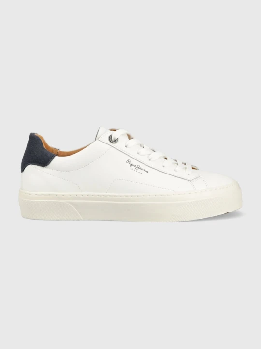 Zdjęcie produktu Pepe Jeans sneakersy skórzane YOGI biały
