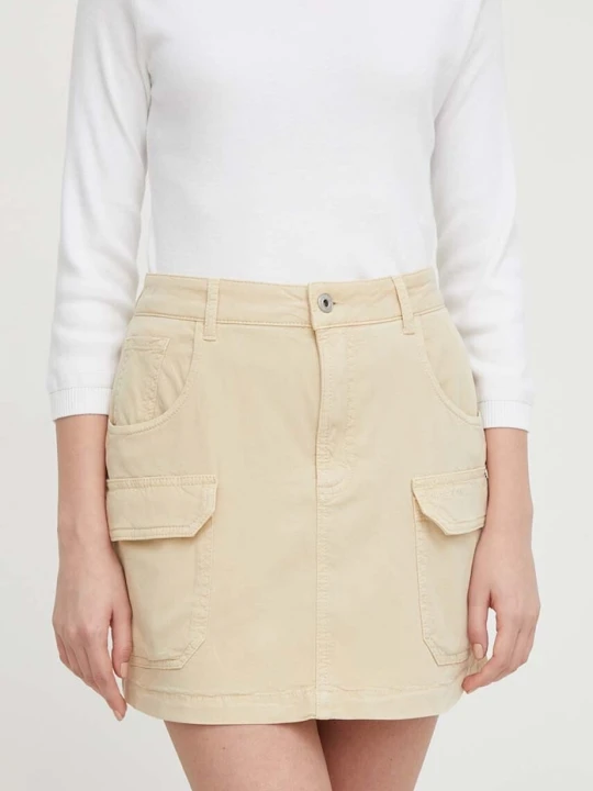 Zdjęcie produktu Pepe Jeans spódnica TARA beżowy