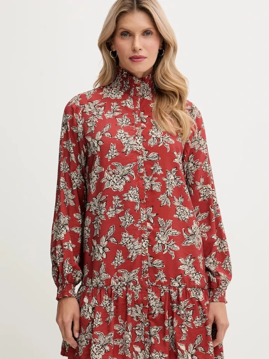 Zdjęcie produktu Pepe Jeans sukienka pomarańczowy