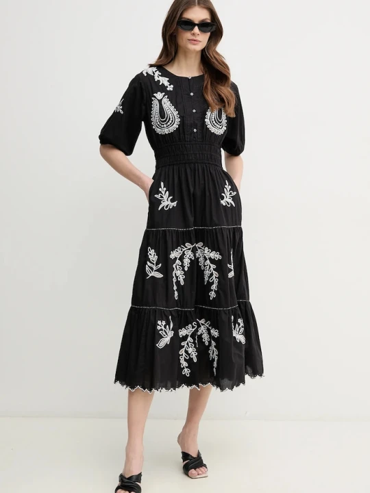 Zdjęcie produktu Pepe Jeans sukienka bawełniana DESTINY DRESS czarny