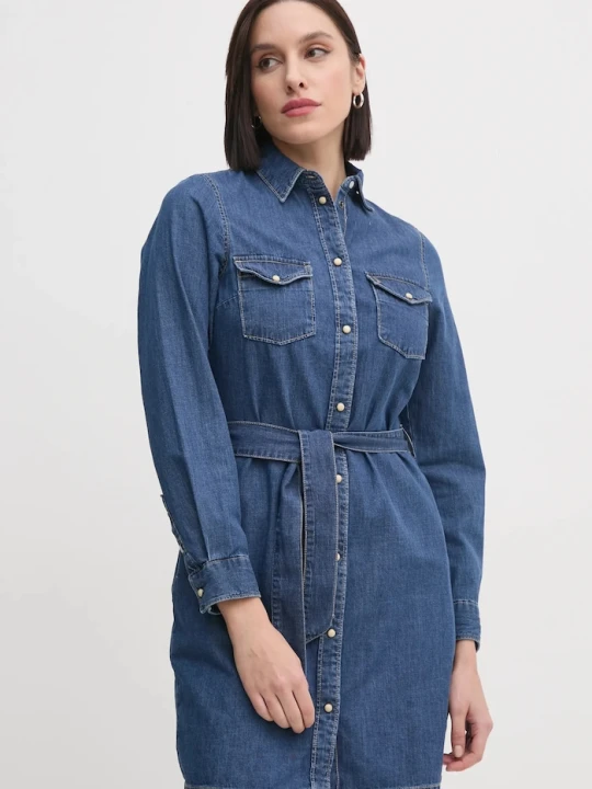Zdjęcie produktu Pepe Jeans sukienka jeansowa REGULAR DENIM DRESS niebieski