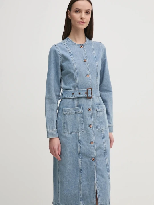 Zdjęcie produktu Pepe Jeans sukienka jeansowa SCOTTIE niebieski