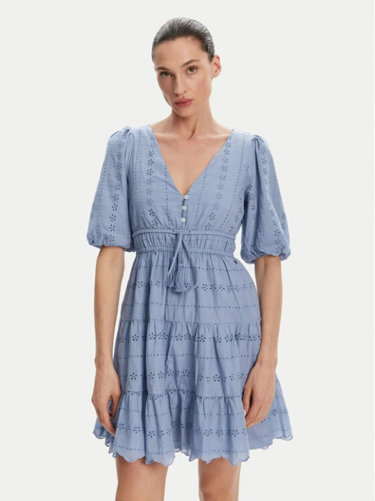 Zdjęcie produktu Pepe Jeans Sukienka letnia Day PL953694 Błękitny Regular Fit Niebieski jasny