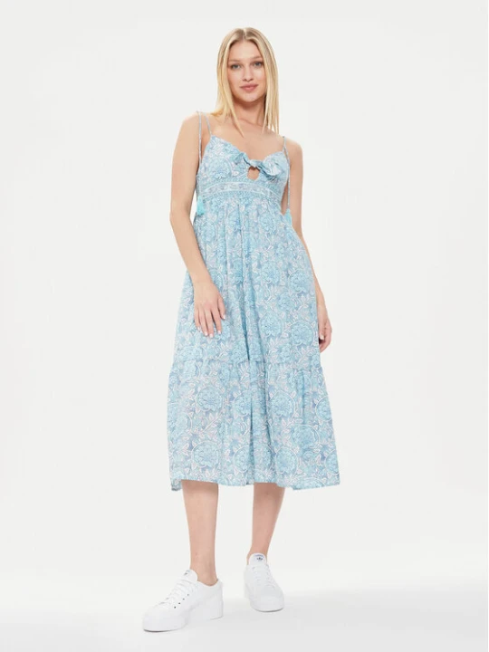Zdjęcie produktu Pepe Jeans Sukienka letnia Mallory Print PL953533 Niebieski Regular Fit