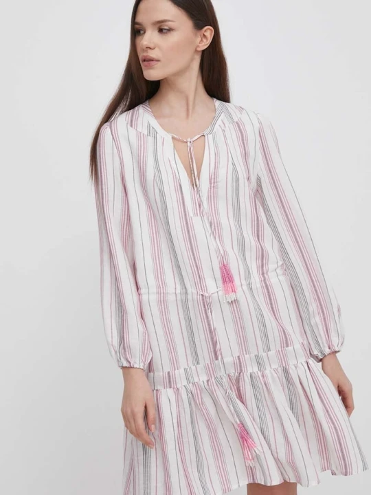 Zdjęcie produktu Pepe Jeans sukienka lniana DEBBIE