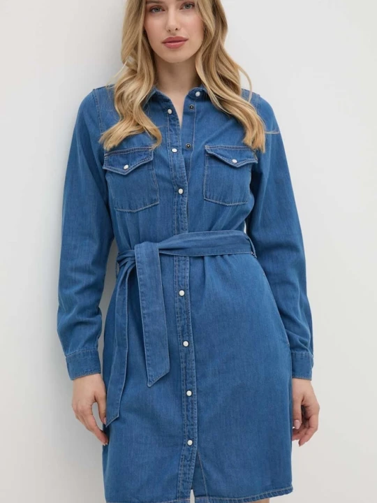 Zdjęcie produktu Pepe Jeans sukienka REGULAR DENIM DRESS niebieski