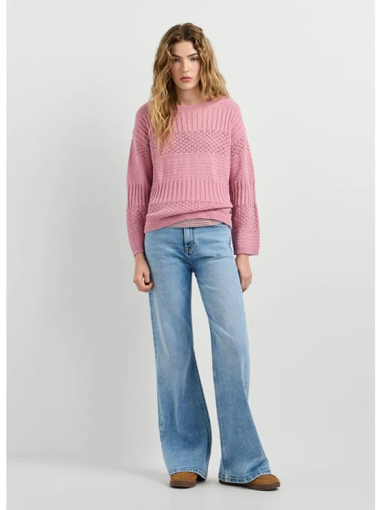 Zdjęcie produktu Pepe Jeans Sweter "Alaya" w kolorze jasnoróżowym rozmiar: M