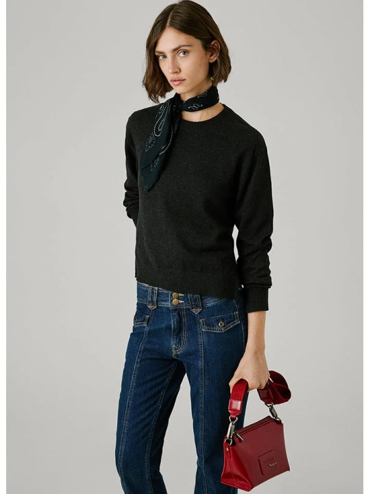 Zdjęcie produktu Pepe Jeans Sweter "Coraline" w kolorze czarnym rozmiar: XL