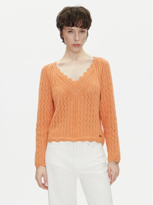 Zdjęcie produktu Pepe Jeans Sweter Olya PL702288 Pomarańczowy Regular Fit