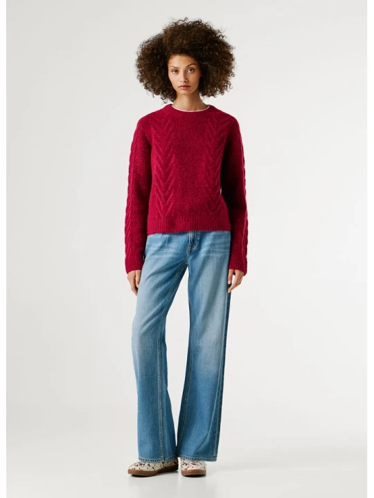 Zdjęcie produktu Pepe Jeans Sweter w kolorze czerwonym rozmiar: M