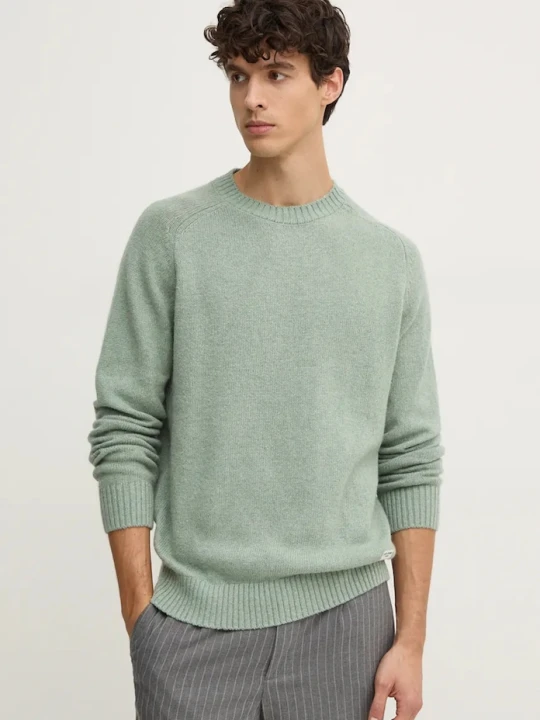 Zdjęcie produktu Pepe Jeans sweter z domieszką wełny CRED zielony