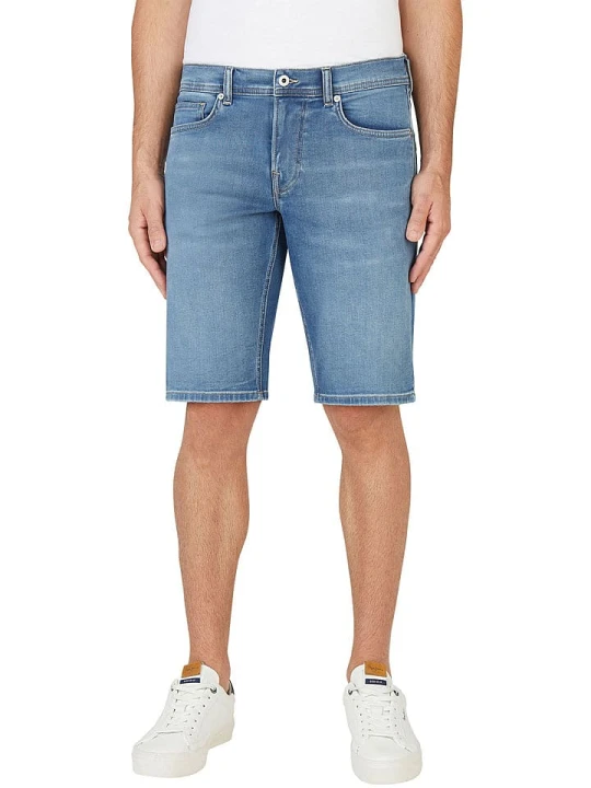 Zdjęcie produktu Pepe Jeans Szorty dżinsowe "Gymdigo" w kolorze niebieskim rozmiar: W30