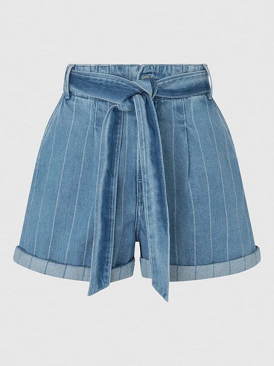 Zdjęcie produktu Pepe Jeans Szorty dżinsowe w kolorze niebieskim rozmiar: W28