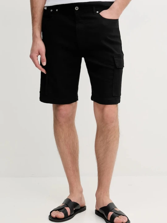 Zdjęcie produktu Pepe Jeans szorty GYMDIGO FIVE POCKETS CARGO SHORT czarny