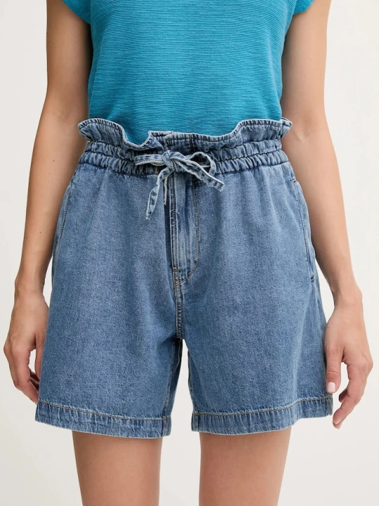 Zdjęcie produktu Pepe Jeans szorty jeansowe A-LINE SHORT UHW CINCH niebieski