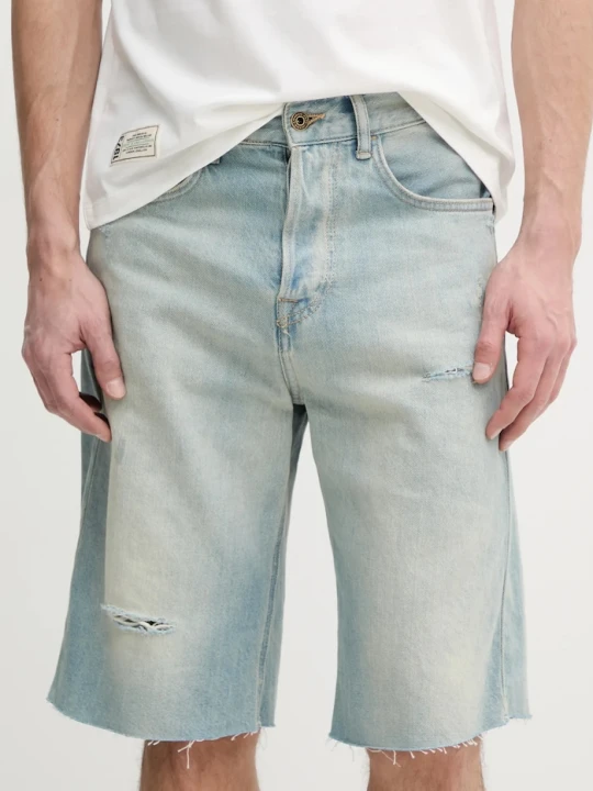Zdjęcie produktu Pepe Jeans szorty jeansowe bawełniane BERMUDA SHORT TINT niebieski