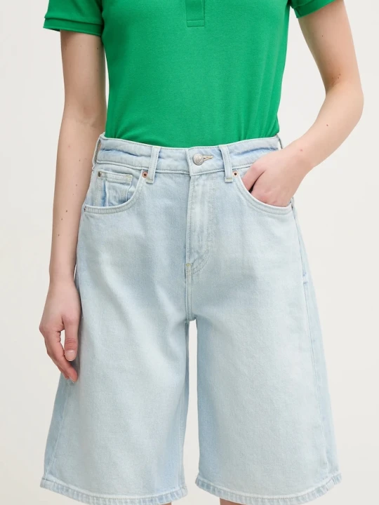 Zdjęcie produktu Pepe Jeans szorty jeansowe BERMUDA SHORT UHW BREEZE niebieski