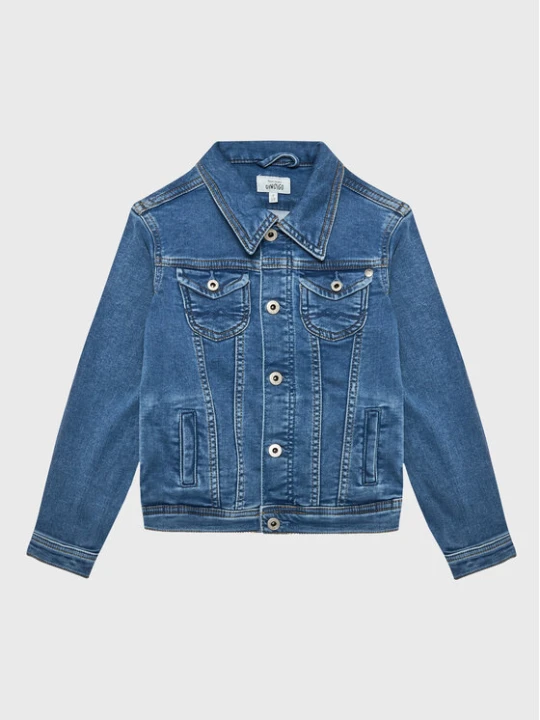 Zdjęcie produktu Pepe Jeans Szorty jeansowe New Berry PG401046JR7 Niebieski Regular Fit